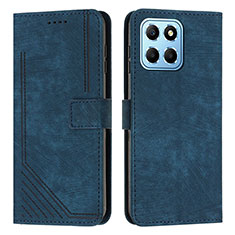 Funda de Cuero Cartera con Soporte Carcasa H01X para Huawei Honor 70 Lite 5G Azul