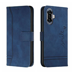 Funda de Cuero Cartera con Soporte Carcasa H01X para Xiaomi Poco F3 GT 5G Azul