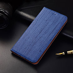 Funda de Cuero Cartera con Soporte Carcasa H02 para Apple iPhone 14 Azul