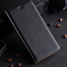 Funda de Cuero Cartera con Soporte Carcasa H02P para Huawei Honor 70 Pro+ Plus 5G Negro