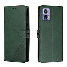 Funda de Cuero Cartera con Soporte Carcasa H02X para Motorola Moto Edge 30 Neo 5G Verde