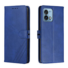 Funda de Cuero Cartera con Soporte Carcasa H02X para Motorola Moto G Stylus (2023) 4G Azul