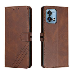 Funda de Cuero Cartera con Soporte Carcasa H02X para Motorola Moto G Stylus (2023) 4G Marron