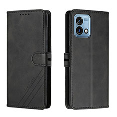 Funda de Cuero Cartera con Soporte Carcasa H02X para Motorola Moto G Stylus (2023) 4G Negro