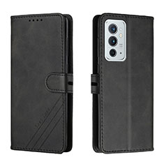 Funda de Cuero Cartera con Soporte Carcasa H02X para OnePlus 9RT 5G Negro