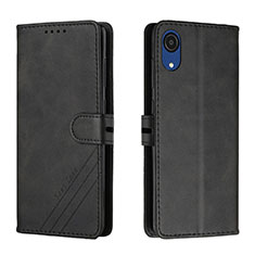 Funda de Cuero Cartera con Soporte Carcasa H02X para Samsung Galaxy A03 Core Negro