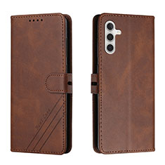 Funda de Cuero Cartera con Soporte Carcasa H02X para Samsung Galaxy A04s Marron