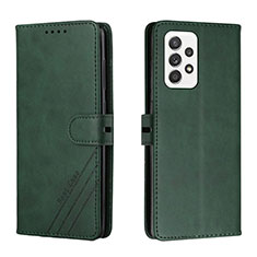 Funda de Cuero Cartera con Soporte Carcasa H02X para Samsung Galaxy A53 5G Verde