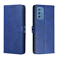 Funda de Cuero Cartera con Soporte Carcasa H02X para Samsung Galaxy M52 5G Azul