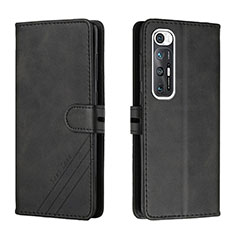 Funda de Cuero Cartera con Soporte Carcasa H02X para Xiaomi Mi 10S 5G Negro