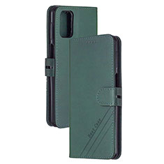 Funda de Cuero Cartera con Soporte Carcasa H02X para Xiaomi Mi 10T 5G Verde