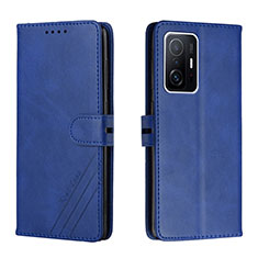 Funda de Cuero Cartera con Soporte Carcasa H02X para Xiaomi Mi 11T 5G Azul