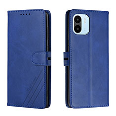 Funda de Cuero Cartera con Soporte Carcasa H02X para Xiaomi Poco C51 Azul