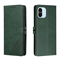 Funda de Cuero Cartera con Soporte Carcasa H02X para Xiaomi Poco C51 Verde