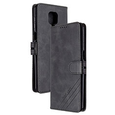 Funda de Cuero Cartera con Soporte Carcasa H02X para Xiaomi Poco M2 Pro Negro