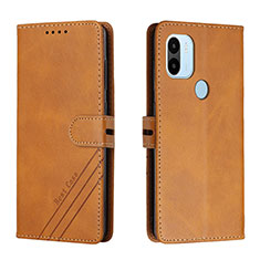 Funda de Cuero Cartera con Soporte Carcasa H02X para Xiaomi Redmi A1 Plus Marron Claro