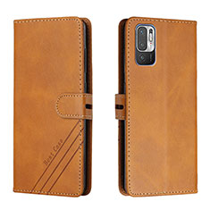 Funda de Cuero Cartera con Soporte Carcasa H02X para Xiaomi Redmi Note 11 SE 5G Marron Claro