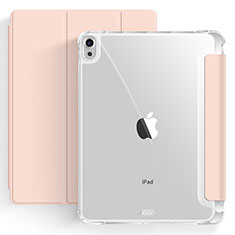 Funda de Cuero Cartera con Soporte Carcasa H03 para Apple iPad Air 5 10.9 (2022) Oro Rosa