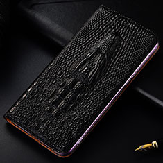 Funda de Cuero Cartera con Soporte Carcasa H03P para Samsung Galaxy S21 FE 5G Negro