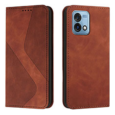 Funda de Cuero Cartera con Soporte Carcasa H03X para Motorola Moto G Stylus (2023) 4G Marron