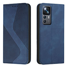 Funda de Cuero Cartera con Soporte Carcasa H03X para Xiaomi Redmi K50 Ultra 5G Azul