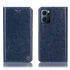 Funda de Cuero Cartera con Soporte Carcasa H04P para OnePlus Nord CE 2 5G Azul