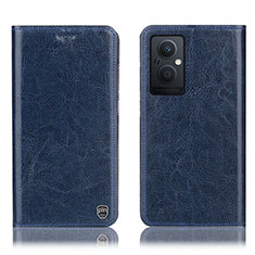 Funda de Cuero Cartera con Soporte Carcasa H04P para OnePlus Nord N20 5G Azul