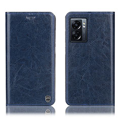 Funda de Cuero Cartera con Soporte Carcasa H04P para OnePlus Nord N300 5G Azul