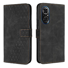 Funda de Cuero Cartera con Soporte Carcasa H04X para Huawei Honor 50 SE 5G Negro