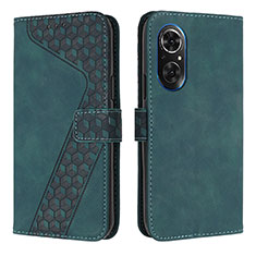 Funda de Cuero Cartera con Soporte Carcasa H04X para Huawei Honor 50 SE 5G Verde