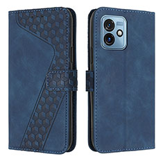 Funda de Cuero Cartera con Soporte Carcasa H04X para Motorola Moto G 5G (2023) Azul