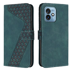 Funda de Cuero Cartera con Soporte Carcasa H04X para Motorola Moto G 5G (2023) Verde