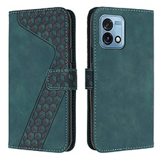 Funda de Cuero Cartera con Soporte Carcasa H04X para Motorola Moto G Stylus (2023) 4G Verde