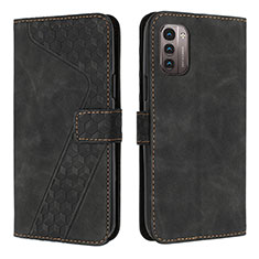 Funda de Cuero Cartera con Soporte Carcasa H04X para Nokia G11 Negro