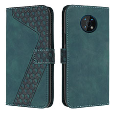 Funda de Cuero Cartera con Soporte Carcasa H04X para Nokia G50 5G Verde