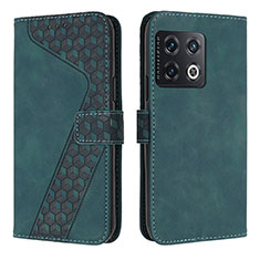 Funda de Cuero Cartera con Soporte Carcasa H04X para OnePlus Ace Pro 5G Verde