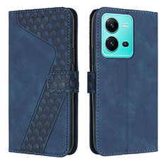 Funda de Cuero Cartera con Soporte Carcasa H04X para Vivo V25e Verde