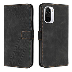 Funda de Cuero Cartera con Soporte Carcasa H04X para Xiaomi Mi 11i 5G Negro