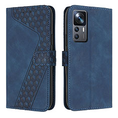 Funda de Cuero Cartera con Soporte Carcasa H04X para Xiaomi Mi 12T 5G Azul