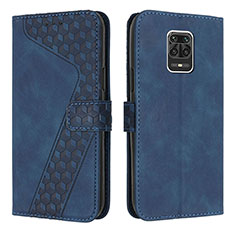 Funda de Cuero Cartera con Soporte Carcasa H04X para Xiaomi Poco M2 Pro Azul