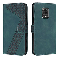 Funda de Cuero Cartera con Soporte Carcasa H04X para Xiaomi Poco M2 Pro Verde