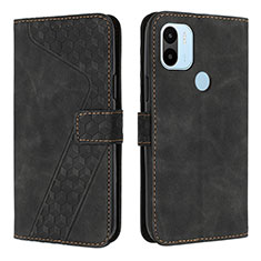 Funda de Cuero Cartera con Soporte Carcasa H04X para Xiaomi Redmi A1 Plus Negro