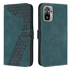 Funda de Cuero Cartera con Soporte Carcasa H04X para Xiaomi Redmi Note 11 SE India 4G Verde