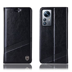 Funda de Cuero Cartera con Soporte Carcasa H05P para Xiaomi Mi 12S 5G Negro