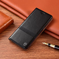 Funda de Cuero Cartera con Soporte Carcasa H05P para Xiaomi Redmi Note 10T 5G Negro