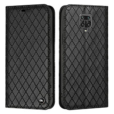 Funda de Cuero Cartera con Soporte Carcasa H05X para Xiaomi Poco M2 Pro Negro