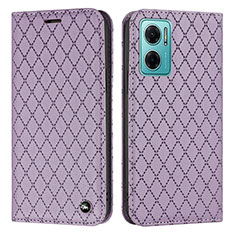 Funda de Cuero Cartera con Soporte Carcasa H05X para Xiaomi Redmi 11 Prime 5G Morado