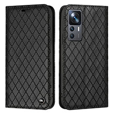 Funda de Cuero Cartera con Soporte Carcasa H05X para Xiaomi Redmi K50 Ultra 5G Negro