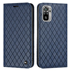 Funda de Cuero Cartera con Soporte Carcasa H05X para Xiaomi Redmi Note 11 SE India 4G Azul