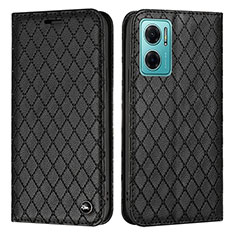 Funda de Cuero Cartera con Soporte Carcasa H05X para Xiaomi Redmi Note 11E 5G Negro